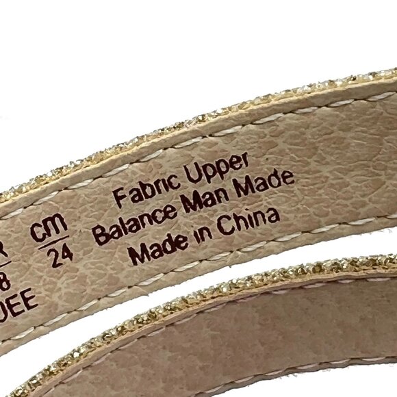 Lifestride Womens Size 7.5 Marquee Platino‎ Gold Dress Sandals Heels Shoes NEW - Picture 14 of 14